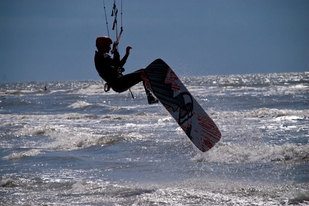 Kit Surfer in St. Peter-Ording 
