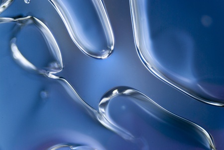 Structure of Glue under a Microscopeの写真素材