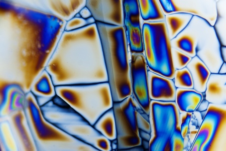 Micro Crystals in polarized Light