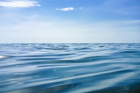 Water Surface of the North Seaの写真素材