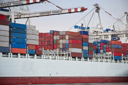 Container Terminal in Port of Hamburg
