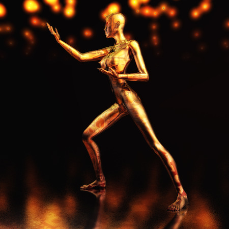 Digital Illustration of a Femaleの写真素材