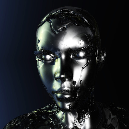 Digital Illustration of a Femaleの写真素材