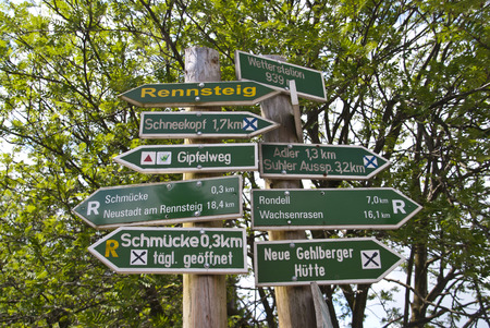 Walking Trail Rennsteig in Germany