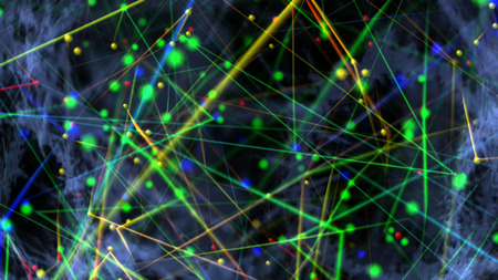 Flashes Visualizationの写真素材