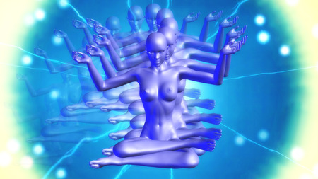 Digital Illustration of a mystic Female