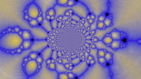 Digital Illustration of a fractal Structureの写真素材