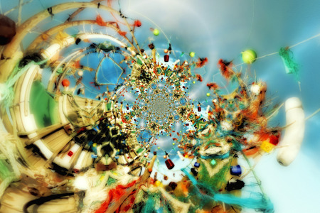 Stranded goods on the isle of Amrum, Germanyの写真素材