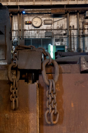 Interior View of the Carlshuette in Buedelsdorf, Germany, Location of the NordArtのeditorial素材