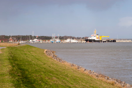 Navigation Mark Harbor on Amrum in Germany