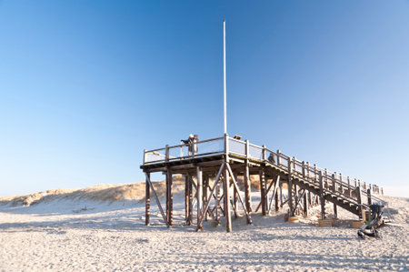 Beach of Amrum In Germanyのeditorial素材