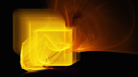 Digital Illustration of a Fractalの写真素材