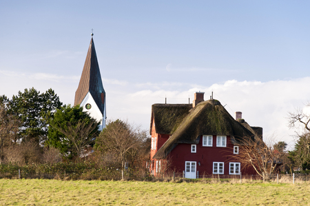 Church of Nebel on Amrum, Germany