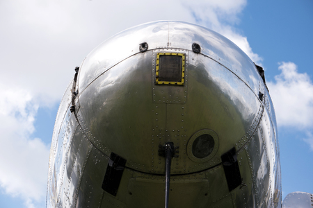 Detail of a historical aircraft
