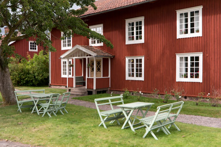 Timber house in Swedenのeditorial素材