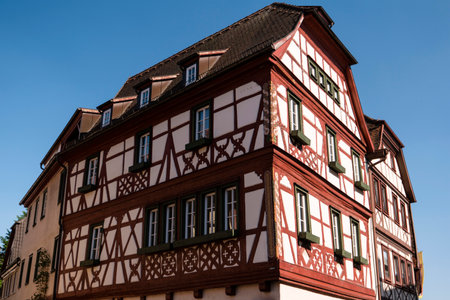 Lohr am Main in the Spessart in Germanyのeditorial素材