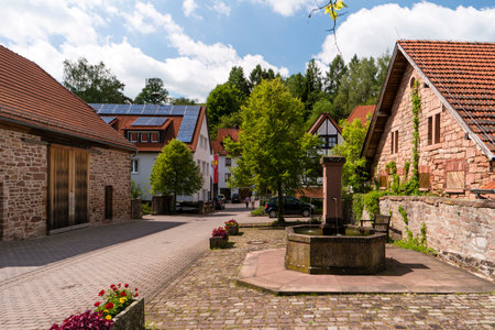 Rothenbuch in the Spessart in Germanyのeditorial素材