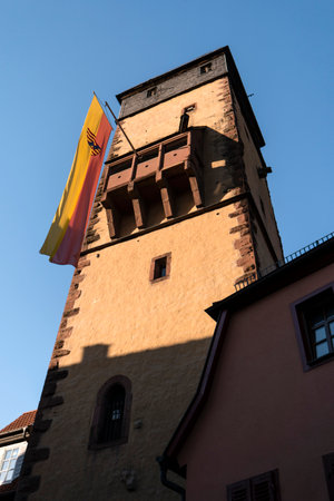 Lohr am Main in the Spessart in Germanyのeditorial素材