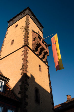 Lohr am Main in the Spessart in Germanyのeditorial素材