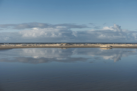 On the North Frisian Island Amrum in Germanyの写真素材