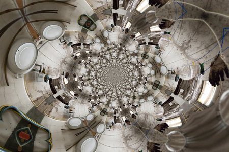 Kaleidoscopic Pattern of a Cellar Room, based on own Reference Image
