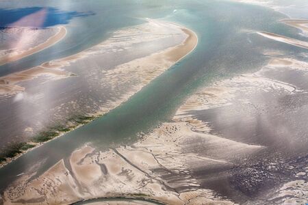Aerial Photo of the Schleswig-Holstein Wadden Sea National Park in Germany