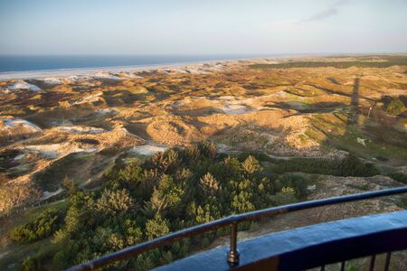 Dunes on the North Frisian Island Amrum in Germanyの写真素材