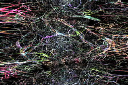 Artistic illustration of an abstract psychedelic background