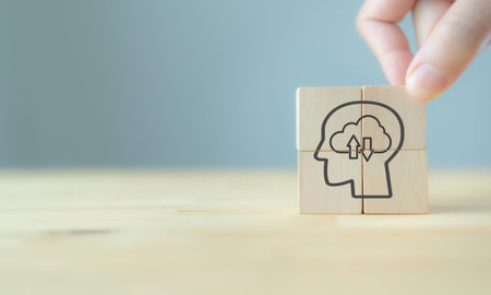 Data driven mindset concept. Collecting big data, analytics and making decisions based on data analysis instead of emotion and intuition. Challenge and implement the data driven culture in company.の写真素材