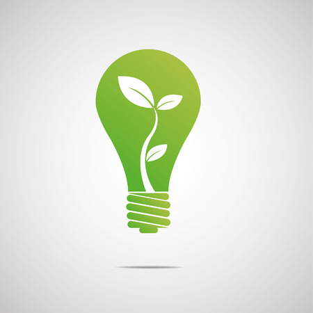 Green Bulb ecoのイラスト素材