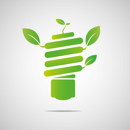 Green Bulb ecoのイラスト素材
