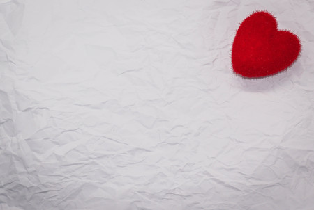 Red rose with message card.Image of Valentines dayの写真素材