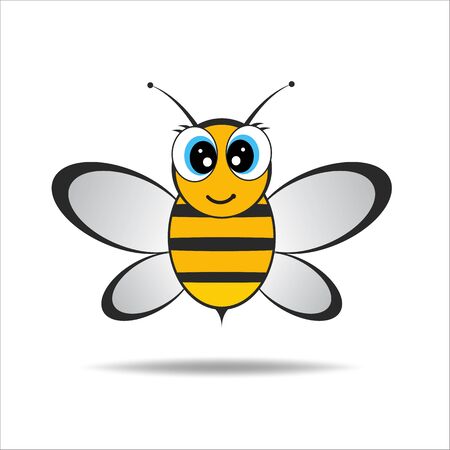 Bee icon sign vector, Symbol illustration for web and mobileのイラスト素材