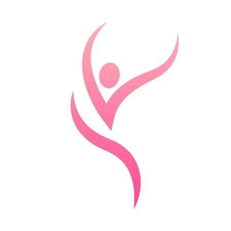 people fitness sign vectorのイラスト素材