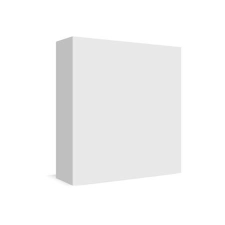 White box. Package. Vector illustration.のイラスト素材