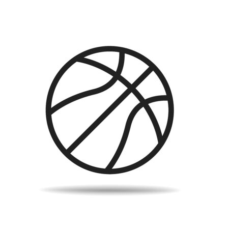 basketball iconのイラスト素材