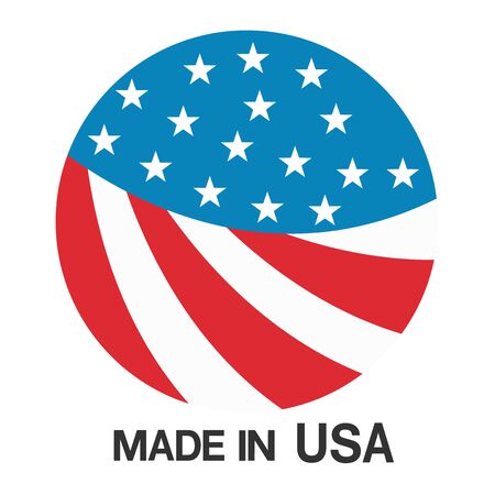 made in USA sign vectorのイラスト素材