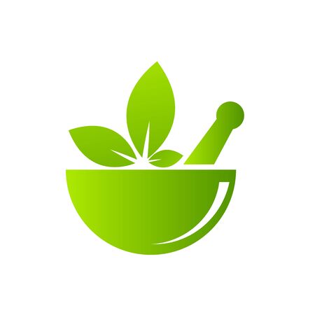 herbal medicine icon vector illustration design templateのイラスト素材