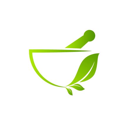 herbal medicine icon vector illustration design templateのイラスト素材