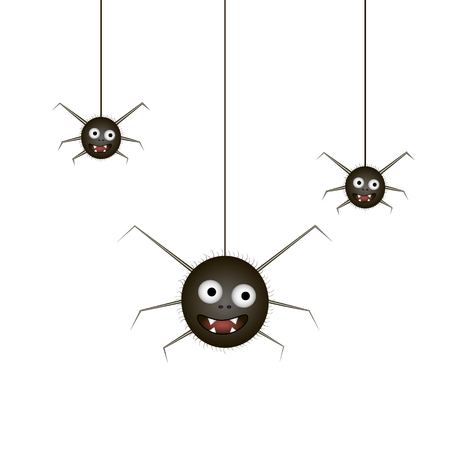 Funny spider. Illustration.のイラスト素材