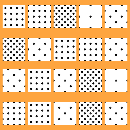 Set. seamless pattern basketball ball on a white background. 20 patterns.のイラスト素材