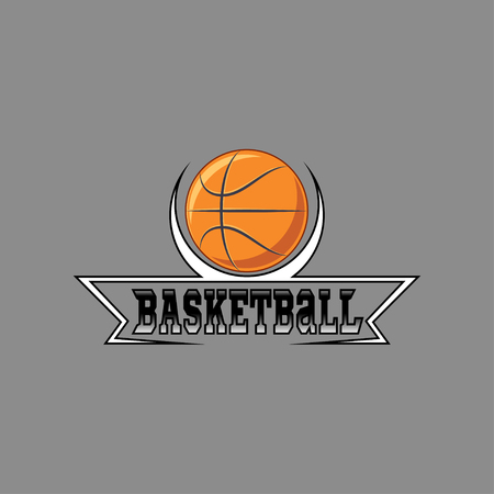 Basketball logo for the team and the cup. vector illustrationのイラスト素材