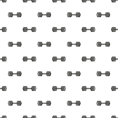 seamless pattern with fitness iconsのイラスト素材