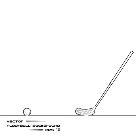 Floorball background vector illustrationのイラスト素材