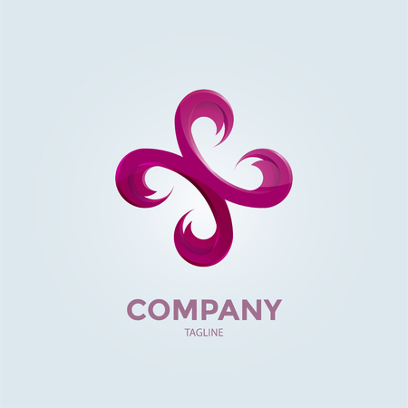 Cross Design template icon with crossのイラスト素材