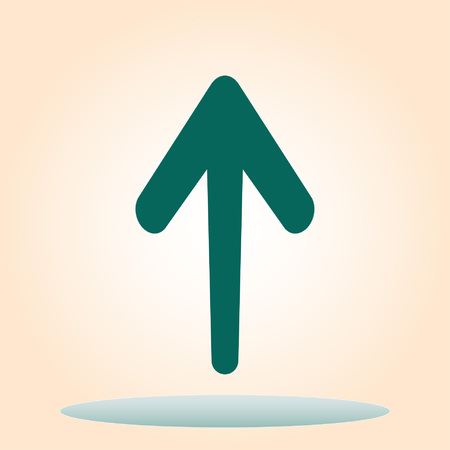 Arrow indicates the direction  icon, vector illustrationのイラスト素材