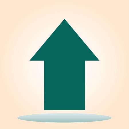 Arrow indicates the direction  icon, vector illustrationのイラスト素材