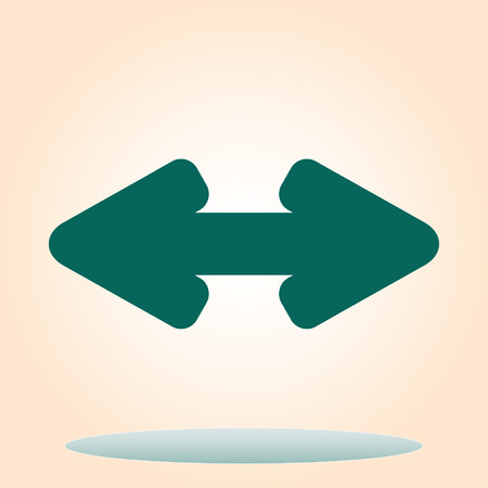 Arrow indicates the direction  icon, vector illustrationのイラスト素材