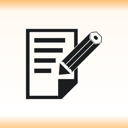 Notebook icon, vector illustration.のイラスト素材