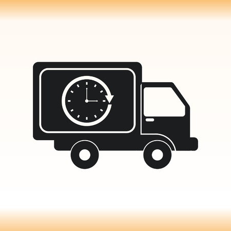 Delivery sign icon, vector illustration.のイラスト素材